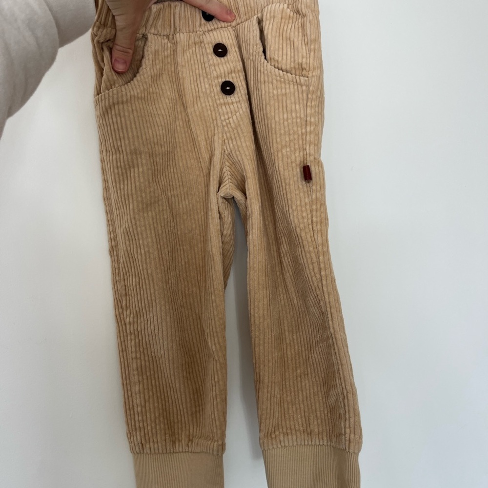 Kidwild Tan Corduroy Kids Pants